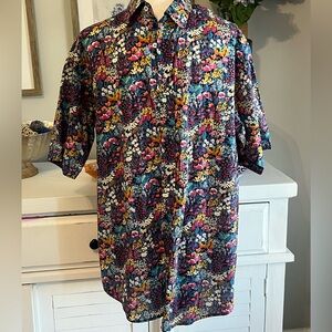 Bugatchi Men’s short sleeve, 100% Cotton, L